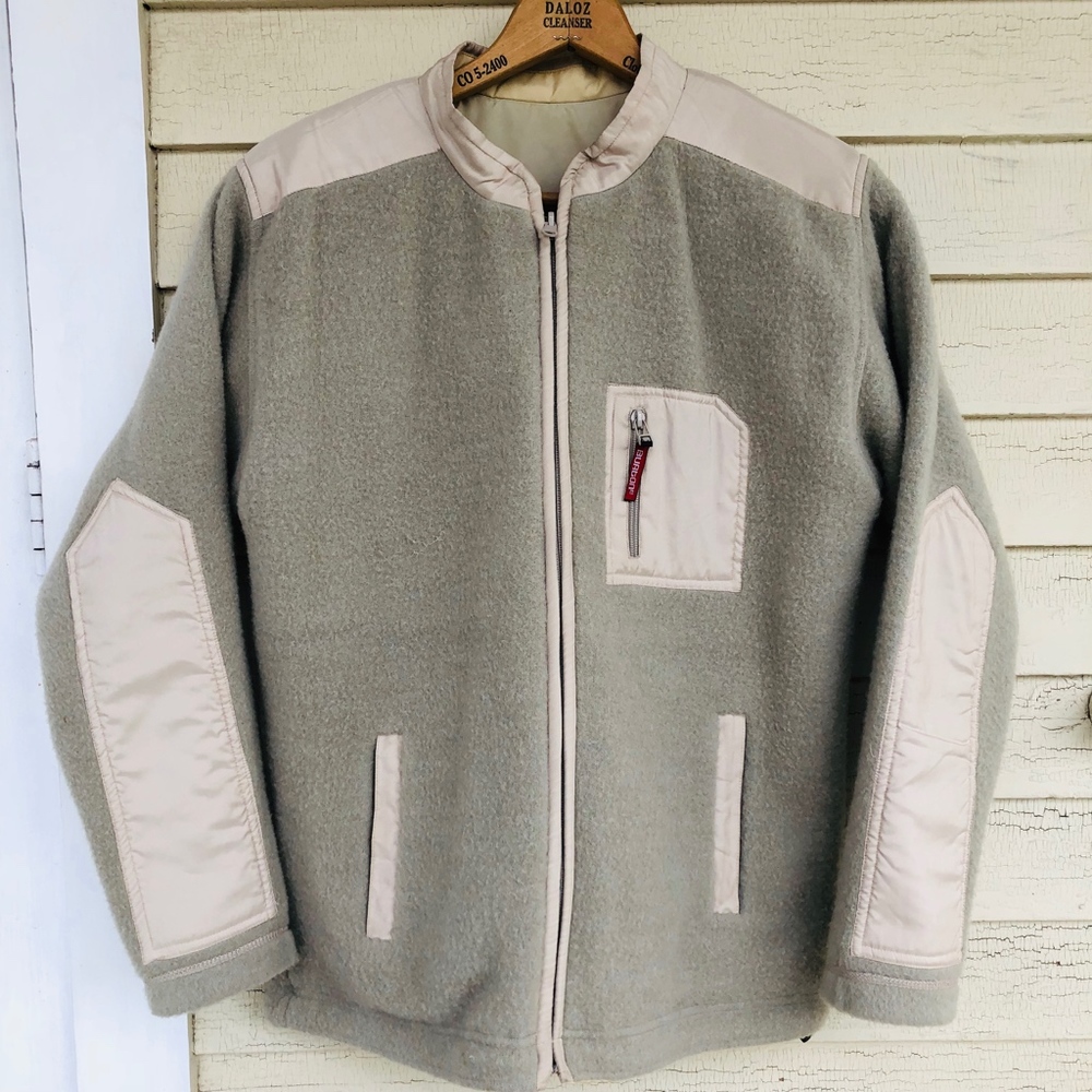BURTON reversible fleece/nylon jacket